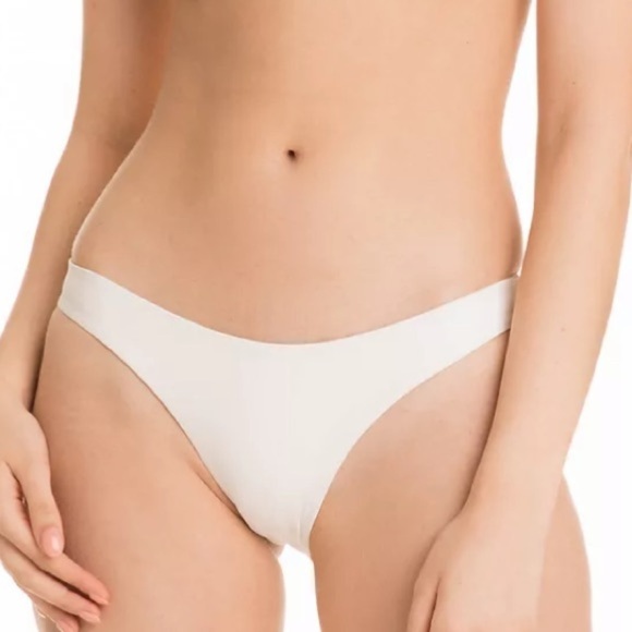 Madewell X Palm Anais White Cheeky Bikini Bottom - Picture 1 of 9